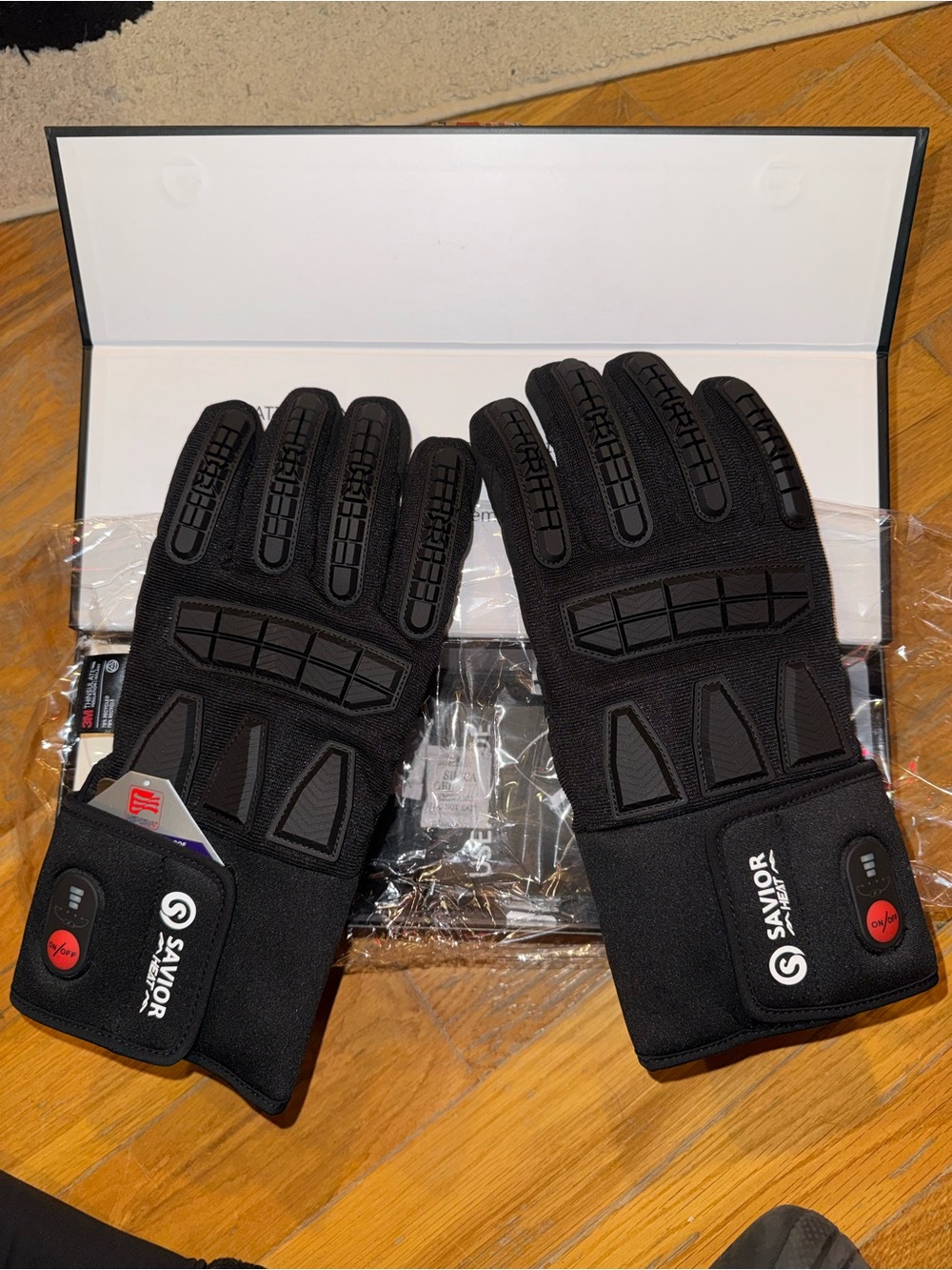 Savior Heated Black Utility Waterproof Utility Gloves - Picture 1 of 8